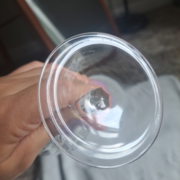 Vintage Luminarc Crystal Wine Glass 6.5" Set of 3 - Picture 8 of 15